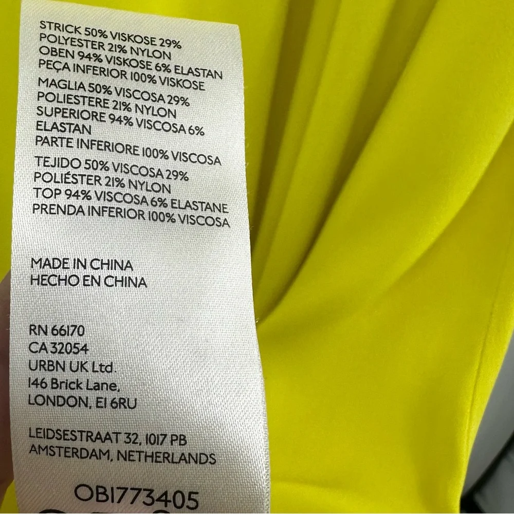 Anthropologie Yellow Sleeveless Scoop Neck Maxi Dress Womens Small Pleated N371 - Picture 7 of 10